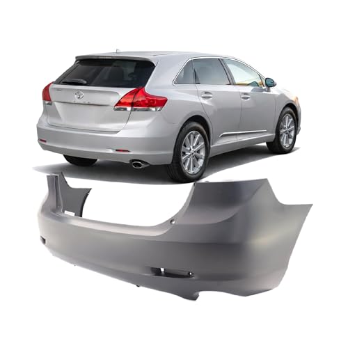 Image of FitParts Compatible with Toyota Venza 2009-2016 Rear Bumper Cover | Primed, Ready to Paint, OEM 521590T900, TO1100277