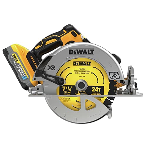 Dewalt 20V Max Circular Saw, Cordless, 7-1/4 Inch, Battery And Charger Included (Dcs570H1) #TOP3