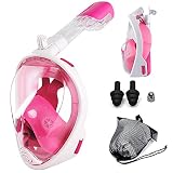 ★ PROFESSIONAL ANTI-FOG AND ANTI-LEAK - Medical grade odorless silicone provides you a soft and tight fit to your face without any odor that breathe smoothly. Acrylic mask has high visibility, scratch-resistant and anti-collision to ensure that your vision will not subject to any hindrance. Guaranteeing that you will see more fish and sea creatures than ever before.