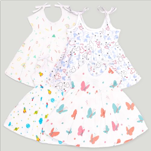 Image of Kidbea Extra Soft Mulmul Cotton Jhabla Cloth for New Born Baby Set