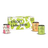 Just Spices Von Herzen Geschenkbox I Geschenkset mit 3 Gewürzdosen I Für Hobbyköche, gemeinsame Kochabende, Valentinstag