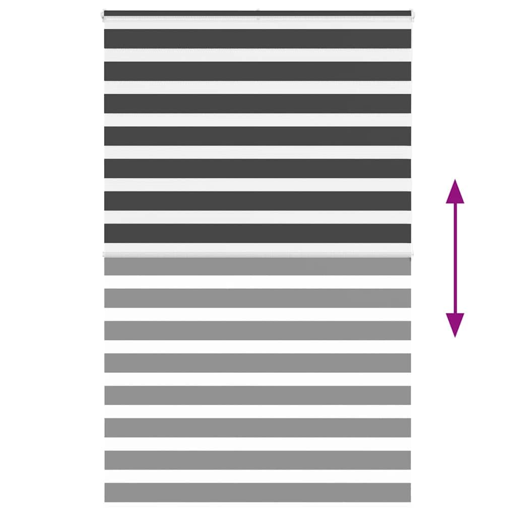Store Zebre Noir 150x200 cm Polyester