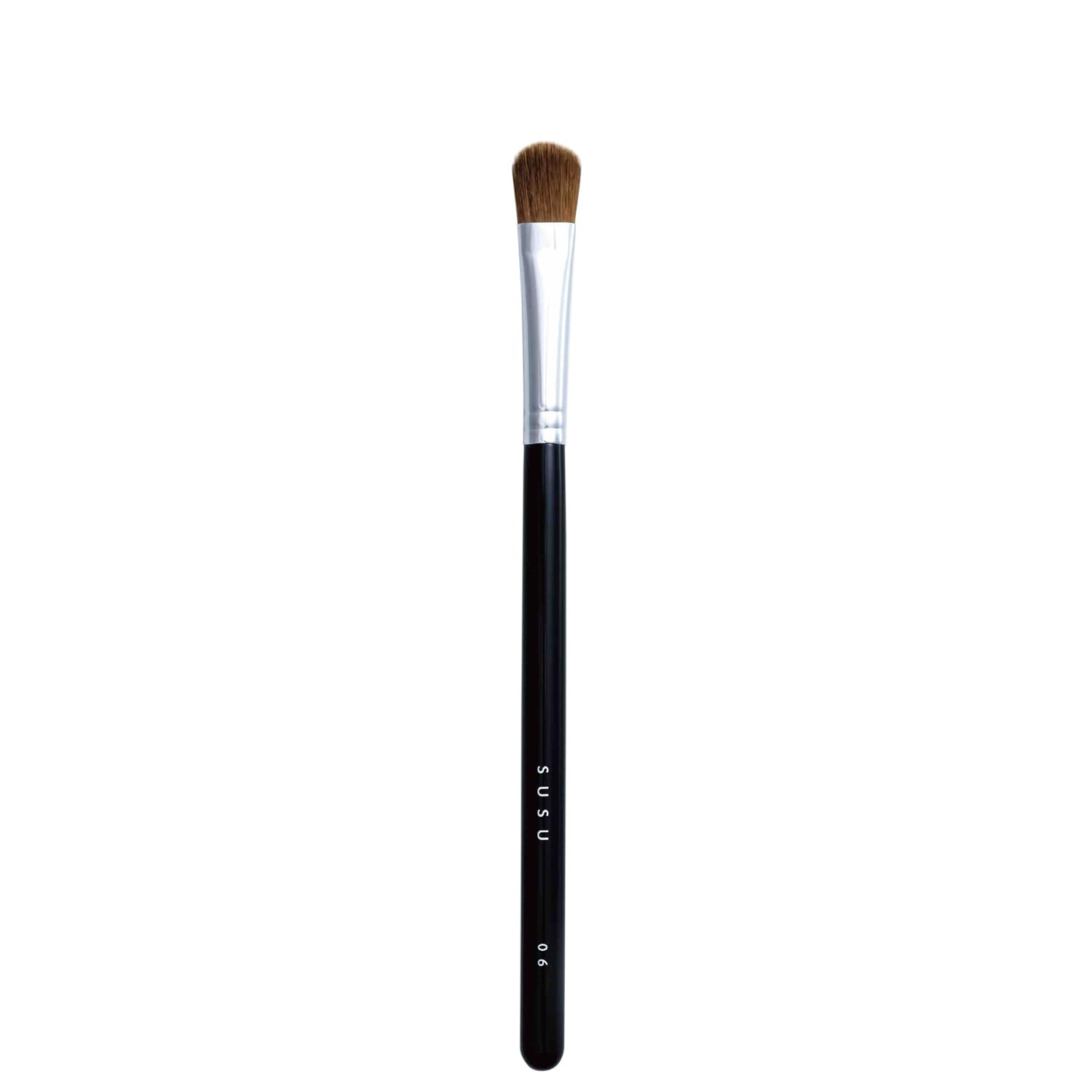 SUSU SU06 Kumano Fude Eyeshadow Brush PBT Natural Wood Made in Japan