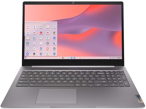 Image of Lenovo Chromebook 15 IdeaPad 3i (15.6 inch FHD, 4GB RAM, 192GB Storage (64GB eMMC + 128GB SD Card), 2TB Cloud Storage, Intel Celeron) Home & Student, Webcam, 10-Hour Long Battery Life, Wi-Fi 6, Chrome OS