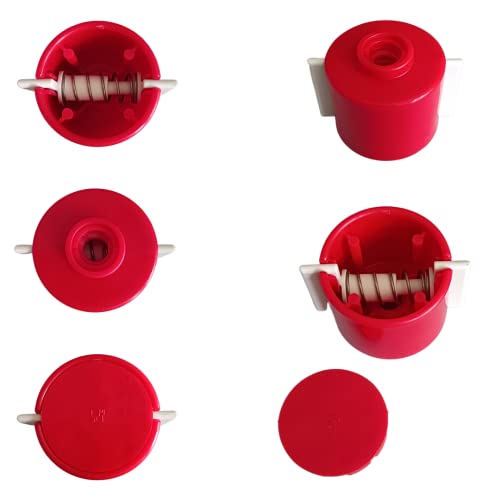 Rullo Passatutto, Colore rosso, con Molla, Ricambio Originale Rigamonti