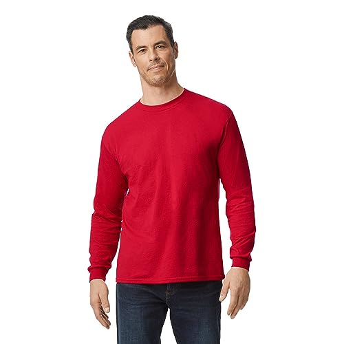 Image of Gildan Adult DryBlend Long Sleeve T-Shirt, Style G8400, 2-Pack