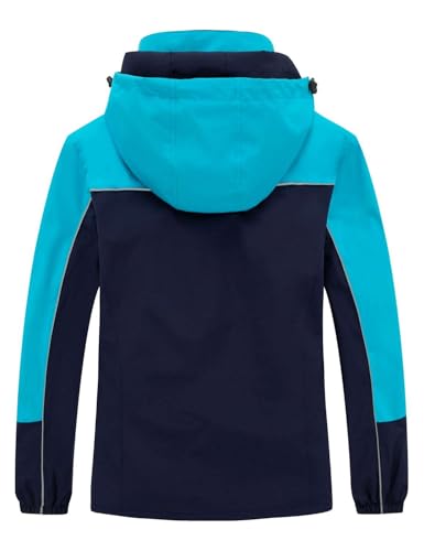 Kids 3 in 1 Waterproof Jacket Detachable Hood Girls & Boys Windproof Coat Inner Fleece Kids Outerwear2