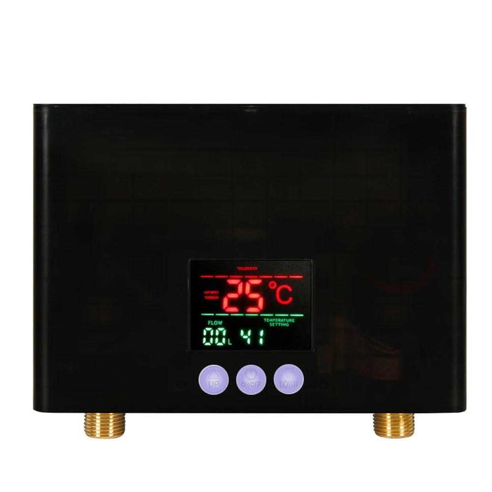 Mooilko Nero Instant Water Heater Mini Electric Tankless Water Heater Wall-Mounted With Led Display Remote Control For Kitchen Bathroom Easy To Use(,110 4000W)