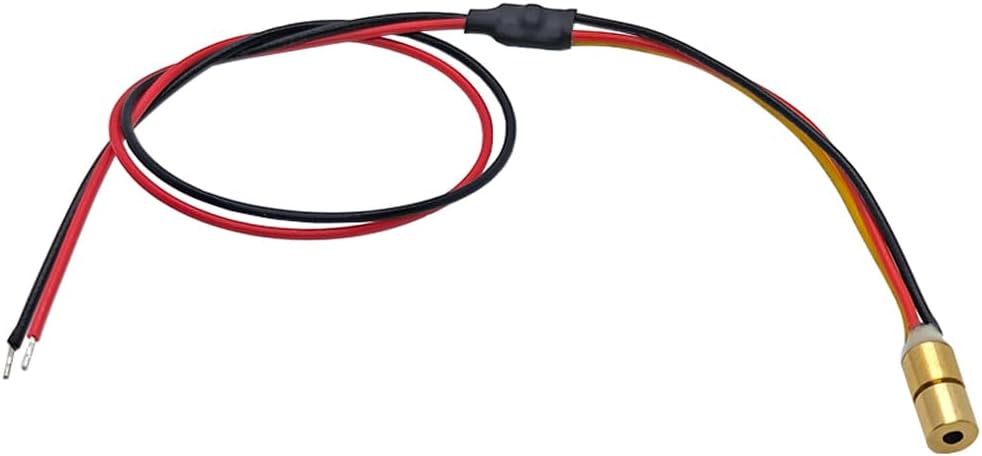 Class II 520nm Diameter 4X8mm 3V-5V Green Dot Laser Module Emitting Diode Lamp w/Copper Shell