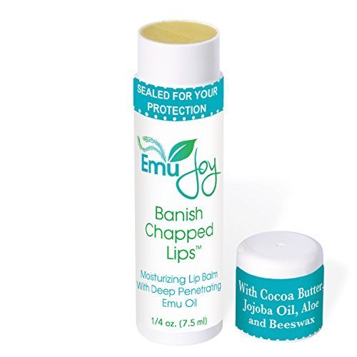 Buy BANISH CHAPPED LIPS Natural Lip Balm by Emu Joy Ultra Moisturizing