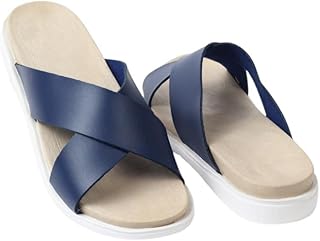 سليبر حريمى جلد 844 كحلى 39