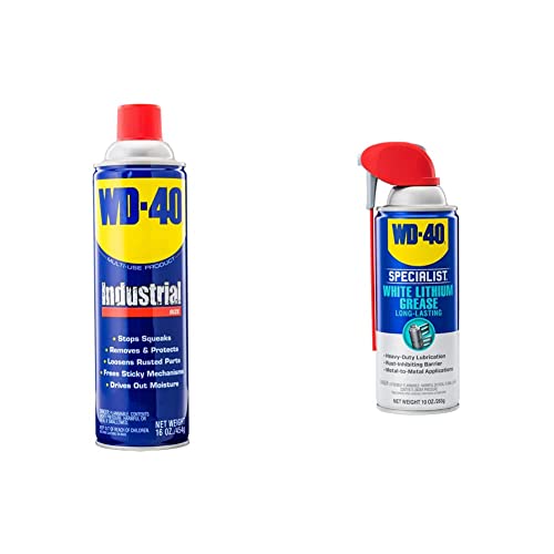 WD-40 Multi-Use Product, Industrial Size, 16 OZ & WD-40 Specialist