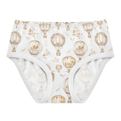 Girls Underwear Soft Cotton Balloon Kids Panties in Sizes 2/3t, 4t, 5t, 6 and 8