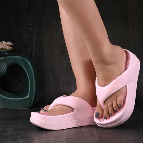 Image of DOCTOR HEALTH SUPER SOFT Women's Thick Sole EVA Flip Flops | Soft Cushioned Cloud Comfort Slippers | Lightweight Anti-Slip Open Toe Casual Sandals for Indoor Outdoor Everyday Wear