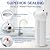 SimPure Whole House Water Filter Housing, Inline Water Filter for Home, Universal 10 inch Sediment Filter with 3/4 NPT Inlet and Outlet, Heavy Duty Steel Bracket, 4 Screws, Wrench