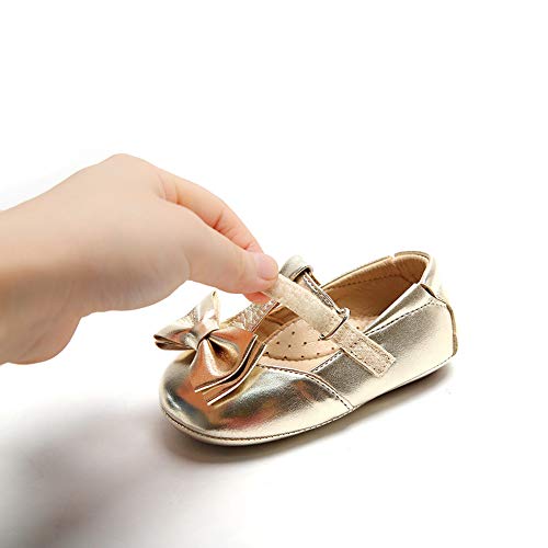 Baby/Toddler Girls' Non-Slip Soft Sole Mary Jane First Walking Shoes #TOP2