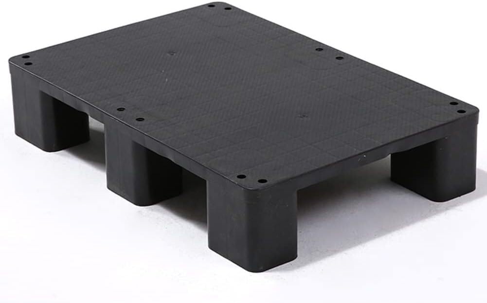 Hhozsafety Black-1Pc Modular Plastic Pallets – Heavy Duty Storage Supports For Kitchen Cabinets & Warehouses – Forklift Pallets For Garages (Black 1Pc 60X40x12cm)
