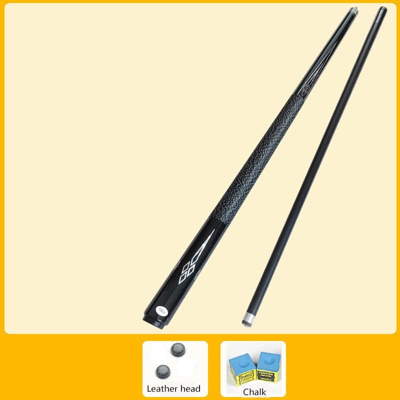 Taco de billar pool 57 pulgadas negro carbono arce miniatura 6