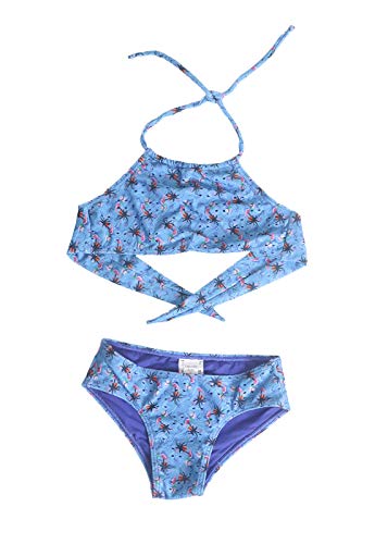 Biquíni Kids Halter Ravenia - Estampa Azul Ravenia - 04