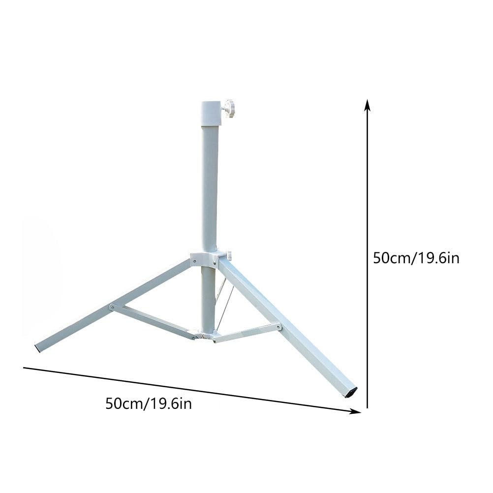Base per ombrellone pieghevole da esterno, design in ferro bianco per spiaggia, patio e attività ricreative sportive, supporto per Sune Protect