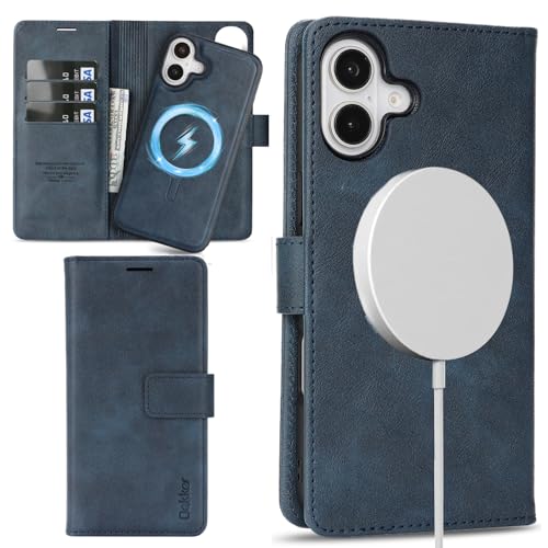 ���̓}�O�l�b�g 2in1 iPhone 16 Plus �p �P�[�X �蒠�^ Magsafe�Ή� �J�[�h���[ 3�� �ϏՌ� ���^ �y�� TPU �A�C�t�H��16�v���X �J�o�[ �� (�l�C�r�[)