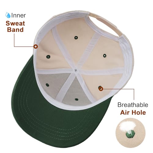 Image of Mommin Trucker Hat for Women, Vintage Two-Tone mom hat with Mommin 3D Embroidery, New Mom Gifts Mothers Day Outfits