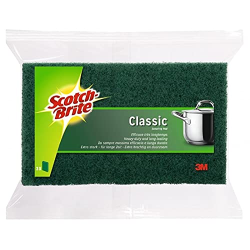 Scotch-Brite Classic Efficace Très Longtemps Pack par 3 (Lot de 10 Soit 30 éponge