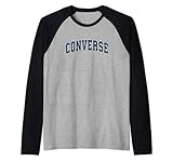 Converse Texas TX Vintage Sports Design Navy Raglan