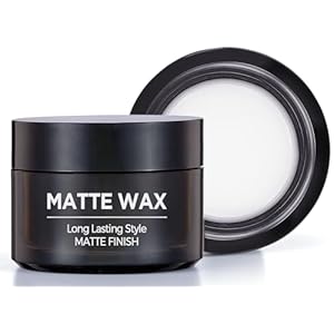Pomade For Men, All Day Hold Matte Hair Wax, Matte Finish-Flake-Free-Non-Greasy Hair Styling Products, Hair Paste For All Hair Types (2 Oz)