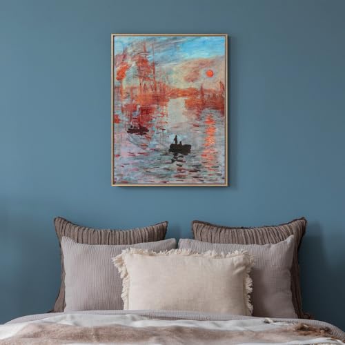 Marco flotante de lona de metal negro 30x40 para cuadros modernos de salón 7