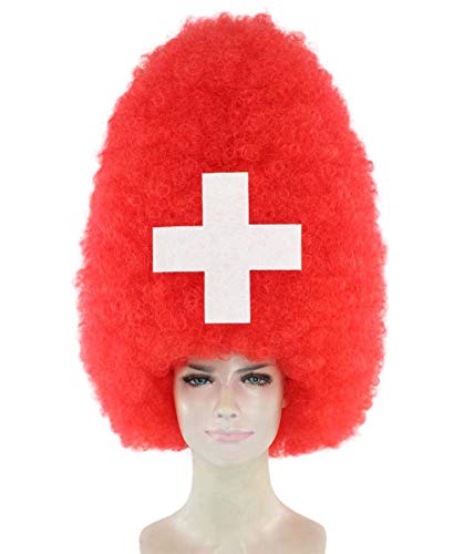 Wigs2you.com�j�����p �A�t���t���b�O�E�B�b�O �O���t�� �ϔM�t�@�C�o�[ ���R�Ȏd�オ�� �����C�x���g �p�[�e�B�[ �E�B�b�O - �X�C�X (Flag-005-SWIT)