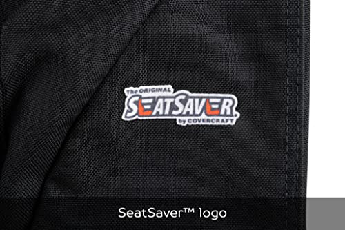 Covercraft Carhartt Super Dux SeatSaver Custom Seat Covers | Fits 2019-2025 Silverado/Sierra 1500/2500/3500 Crew Cab & Double Cab | 2nd Row 60/40 Bench Seat, Super Dux Black - Thumbnail 6
