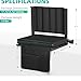 Yeomant Portable Stadium Seats with Back Support, Thickened Bleacher Chairs with Back and Cushion, Soft & Comfortable, Lightweight Stadium Seats for Bleachers, Park, Grassland
