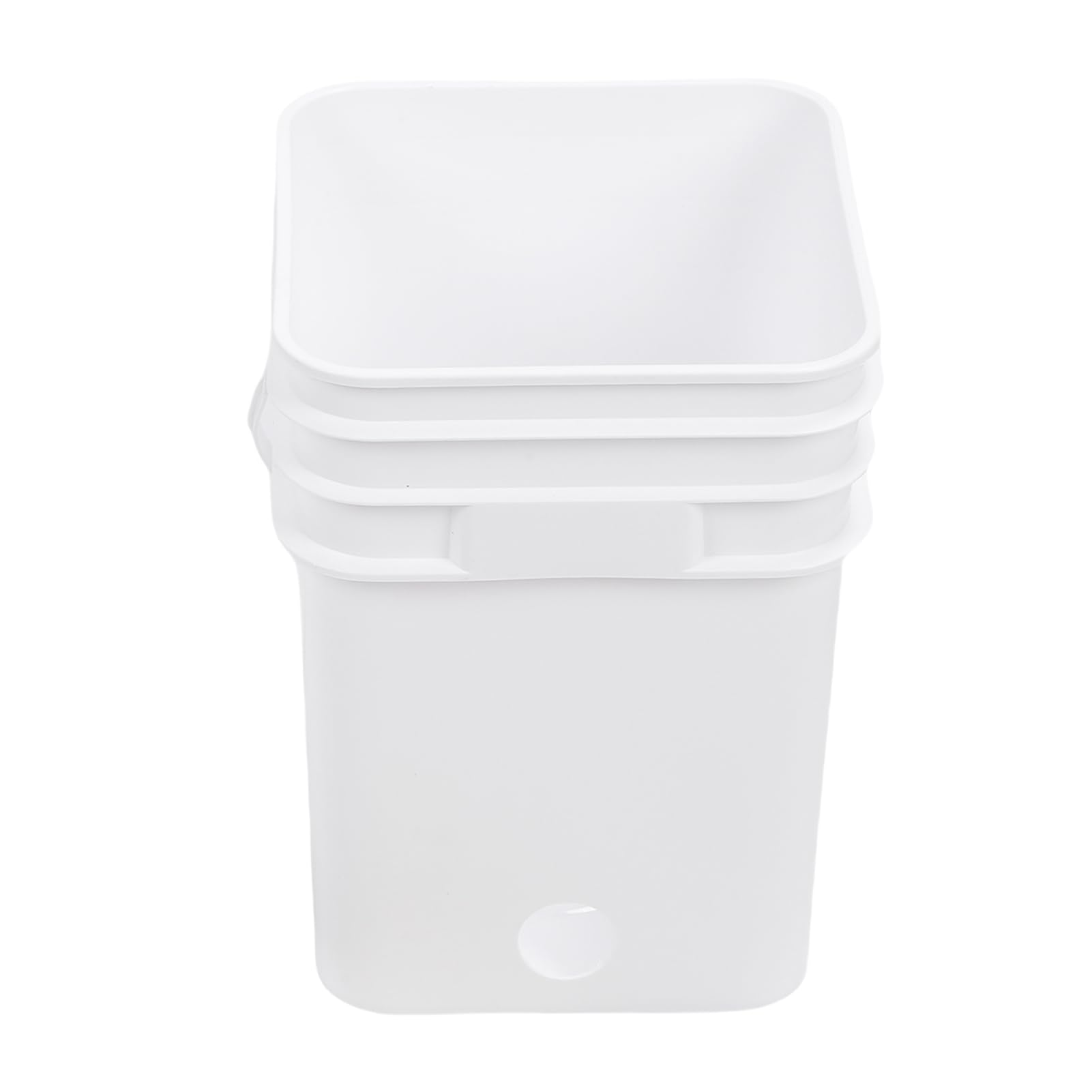 Pssopp 20-litrowe Wiadro na Miód Kwadratowy Pojemnik na Miód HDPE z pokrywką i bramką 39x27x27cm do Pszczelarstwa Przydomowego i Pasieki Zbieranie Miodu i Karmienie pszczół