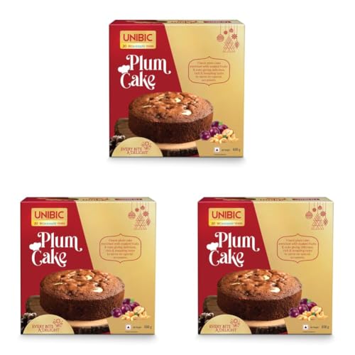 Image of Unibic Plum Cake 600g (Pack of 3)