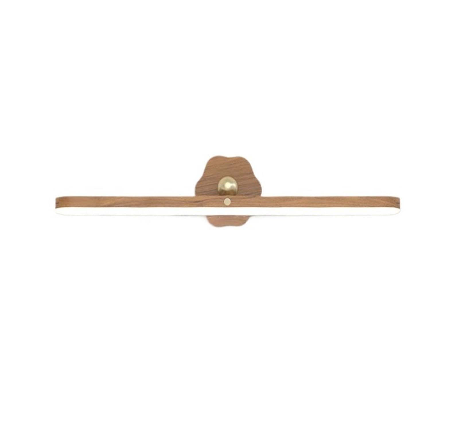 Lampa przednia LED Mirror Magnet Adsorpcja Bezprzewodowe oświetlenie toaletki do lustra Lampy kinkietowe LED do sypialni Makijaż Elastyczny(Warm)