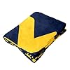 Logo Brands NCAA West Virginia Mountaineers Classic Fleece Throw Blanket -50” x 60” Ultra-Soft Game Day Blanket with Bold Team Colors & Logo – Cozy College Team Bedding for Fans & Alumni #4