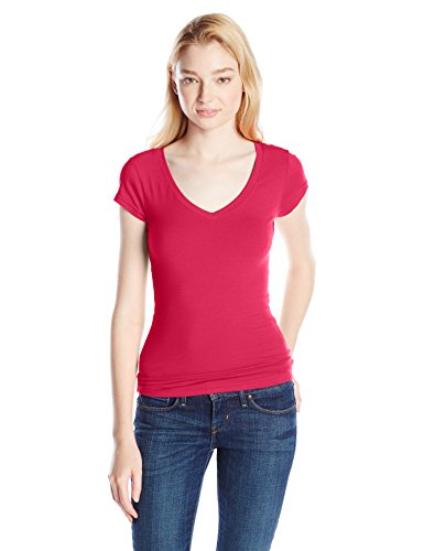 Derek Heart Juniors' V-Neck Basic T-Shirt