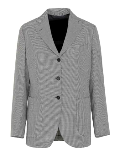 Blazer pied-de-poule femme petite pour structurer une silhouette au bureau