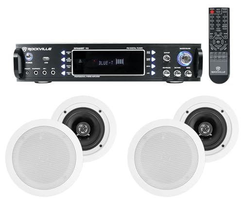 Rockville Audiosavings Bundle: (2) Pair HC55 White 5.25