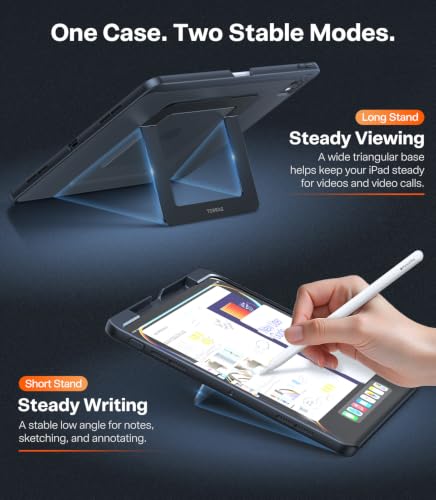 Ostand K1 Guardian for iPad Pro 13 inch Case with Stand M4/M5, Black - image 3