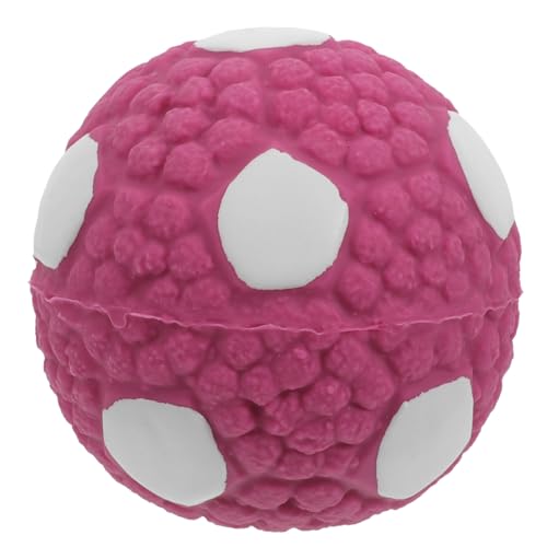 BELLIFFY Dog Chewing Ball for Aggressive Chewers, Small Purple Latex