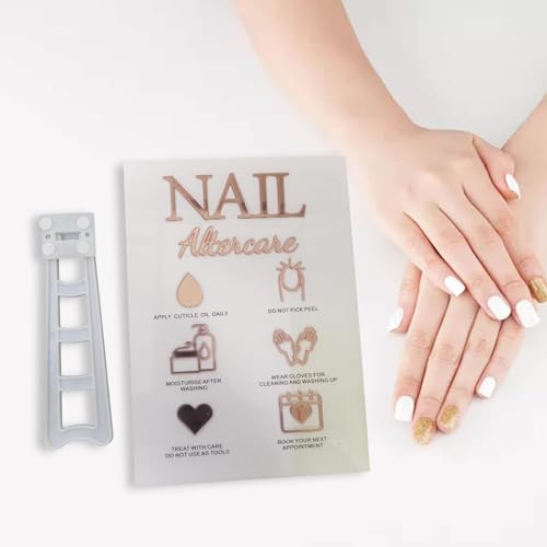 shamjina Acrílico Falso Dicas de Unhas Amostra Display Acrílico para Placa de Prática de Cor de Unha