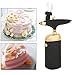 Cordless Makeup Spray Gun, Nano Mist Sprayer Device Kit, Rechargeable Portable Airbrush for Facial Beauty, Art Painting, Tattoo, Cake Decorating, Nail Art, Modeling (Black)