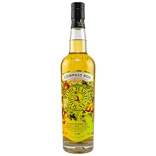 COMPASS BOX - Orchard House - Blended Malt Whisky Écossais - 46% Alcool - Origine : Écosse - Bouteille 70 cl Cover