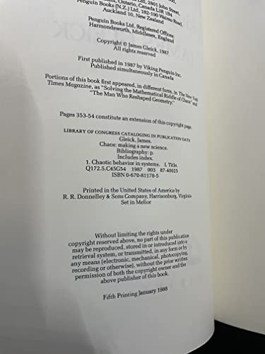 Chaos: Making a New Science