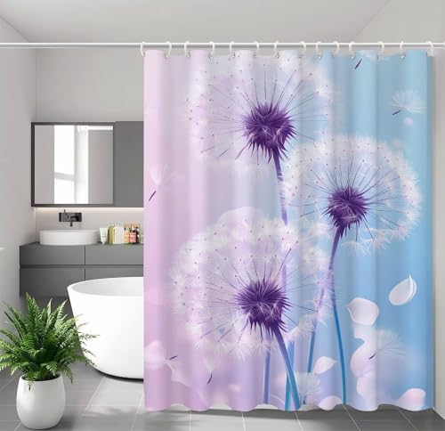 Rideau de douche imperméable beige 110x180 cm en polyester avec 12 crochets