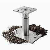 Pfostenträger höhenverstellbar 140-190mm von Tergato | BASE Plus | Schwerlast...
