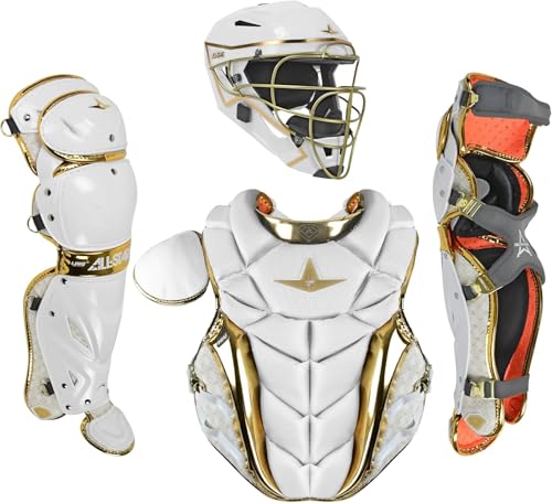 All Star PHX Paige Halstead Fastpitch Softball Catching Kit PHX White Gold Diamond Series. Small, Medium and Large. Limited Editon (Medium) by All-Star - Used condition - US$489.01