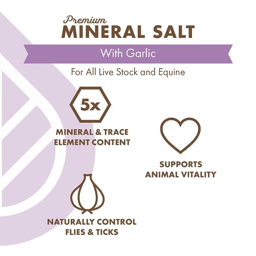 Sea-90 Premium Mineral Salt with Garlic, 5 lb. Bag